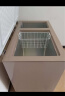 容声（Ronshen）210升卧式冷柜双温区顶开门电冰柜一级能效机械控温家用商用冷冻冷藏低噪BCD-210MSA 金色 210L 实拍图