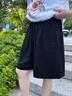 BJHG不计后果轻薄透气凉感短裤男款夏季潮牌薄裤子户外运动五分短裤女 炭黑色 S 实拍图