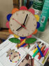皮皮豆 创意diy涂色手工制作自制时钟材料包钟表小学生一二三四年级教具儿童科技小制作男孩生日六一儿童节礼物 实拍图