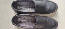 强人 93DXA351018 特大码套脚款休闲男士皮鞋轻便舒适透气 黑色 45码 晒单实拍图