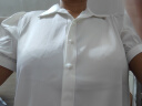 初申夏季短袖衬衫女缎面高级气质设计感法式职业通勤衬衣S143C1455 晒单实拍图