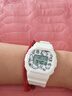 正港X三丽鸥学生手表初高中生印花儿童电子手表女Hello Kitty生日礼物 凯蒂猫-涂鸦白色X 实拍图