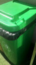舒蔻(Supercloud) 100L户外大垃圾桶大号带盖户外环卫商用工业酒店厨房垃圾分类加厚大容量塑料室外物业 绿色 实拍图