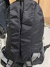 回力户外旅行包男轻便旅游登山包多功能可折叠双肩背包女防水皮肤包 黑色【可折叠 面料升级款】 实拍图