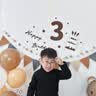 摩多 周岁生日大号铝膜气球宝宝儿童汽车卡通主题派对布置气球背景墙 实拍图