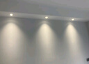 雷士（NVC）LED射灯客厅背景墙嵌入式筒灯全铝天花灯雅白7瓦暖白开孔65-75mm 实拍图