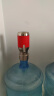 京严【德国品质】电动桶装水抽水器家用自动上水器小型桌面纯净水桶取水吸水器静音充电式饮水机带软管 【304不锈钢出水口 无线便携充电式】中国红 实拍图