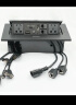 贝桥（BiQiO）K514弹起式桌面插座免焊线对插式多媒体桌面插座多功能会议桌线盒 黑色直角 实拍图