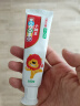 狮王（Lion）齿力佳儿童牙膏 宝宝牙膏 婴幼儿牙膏 狮王牙膏 儿童牙膏(2-12)岁 果香型 50g*3支 葡萄味 实拍图