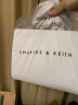 CHARLES&KEITH吊牌大容量托特包手提单肩送妈妈包包女包520礼物CK2-50160152 Ivory象牙色 L 晒单实拍图