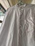 无印良品（MUJI）男式 棉水洗牛津 立领长袖衬衫休闲百搭衬衫 白色 XL  晒单实拍图