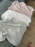 森马（Semir）[纯棉]短袖T恤男夏季简约纯色修身短t百搭t恤男 [100%棉]天空蓝81126 M 实拍图