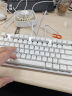 达尔优（dareu）EK810三模无线键盘 机械键盘 办公键盘蓝牙2.4 游戏键盘 可充电2000AH长续航 白色茶轴 晒单实拍图