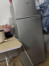 奥克斯（AUX）家用双门迷你小型冰箱 冷藏冷冻保鲜小冰箱 宿舍租房节能电冰箱 【一级能效】BCD-50K66 旗舰款 银色 实拍图