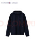 TOMMY HILFIGER【出走都市】冬季男防水微抓绒保暖运动风衣款软壳夹克外套J2787 深海蓝FAP XL （推荐：165-180斤） 实拍图