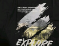 NASA GISS官方潮牌联名t恤男纯棉潮流日系宽松圆领印花学生短袖 黑色 XL  晒单实拍图