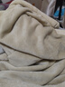 雅鹿牛奶绒四件套冬季加厚保暖珊瑚绒床单被套法兰绒床笠被罩床上用品 查伦-可可粉+绅士灰【加厚加绒】 1.8m 床单款 四件套-被套200*230cm 实拍图