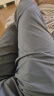 探拓（TECTOP）速干裤 男户外弹力透气快干长裤系带耐磨登山裤 PS7053 男款藏青色 3XL 实拍图