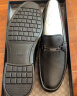 金利来（goldlion）男鞋商务休闲鞋舒适轻质透气时尚皮鞋59683019201A-黑-44码 实拍图