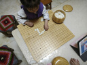 华圣围棋套装五子棋仿白玉围棋子楠竹围棋棋盘棋类玩具儿童棋W-009 实拍图