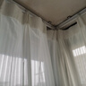 家菲（jiafei）幻影纱窗帘纱帘2025新款透光不透人客厅飘窗阳台白色窗纱防晒隔热 百叶纱-富士白 宽2*高2米挂钩款1片 实拍图