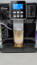 德颐（DEYI）DE-180意式全自动咖啡机/一键现磨意式美式卡布基诺拿铁咖啡/家用商用办公室/现磨豆自动奶泡系统 智能咖啡机 经典黑色 咖啡机+咖啡豆 实拍图