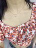 Grace Girl四叶草项链女小众设计感玫瑰金锁骨链首饰生日情人节礼物送女友 四叶草项链（玫瑰金色）-本地仓 实拍图