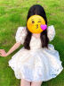 FOX.G连衣裙女士纯欲裙子夏天新品女装2024夏季新款气质衣服小个子女裙 提花泡泡袖收腰公主裙 L 【建议100-110斤】 实拍图