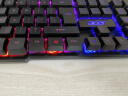 宏碁（acer）键盘 键鼠套装 有线游戏背光发光机械手感键盘鼠标 台式电脑笔记本网吧电竞薄膜键鼠 黑色升级版 实拍图