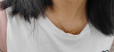 六福珠宝足金花丝玲珑转运珠黄金项链女款套链 计价 F63TBGN0015 约3.18克 实拍图