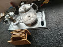 FUNORK全自动上水电热烧水壶泡茶专用烧水器茶台一体机茶桌茶几嵌入式电茶壶茶具套装 保温款不锈钢色（37x20cm） 实拍图