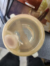 世喜婴儿辅食碗蒸蛋宝宝喝汤吸管碗新生儿0-6个月不锈钢吸盘碗食品级 实拍图