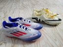 阿迪达斯 （adidas）f50足球鞋男 25春季新款青少年成人中端人草实战防滑AG短钉足球鞋 【F50 AG短钉】白/亮蓝 43 (JP275mm) 实拍图