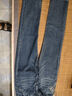 Prato Lee牛仔裤男修身直筒裤男潮流加绒裤男士弹力休闲秋冬季款裤子加厚款 1951锐蓝色 33 实拍图