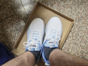 海澜之家HLA男鞋运动潮流跑步鞋爆米花休闲鞋HAAYDM1EAX045 白蓝色41 实拍图
