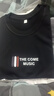啄木鸟【2件装】夏季短袖T恤男士纯棉宽松大码半袖体恤男装上衣服打底衫 T319黑色+T519黑色 2XL （140-160斤） 实拍图