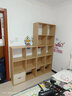 LINSY KIDS林氏家居客厅家用北欧收纳书柜木质带门防尘自由组合格子柜NC1X 【0.79*1.90m】五层两列书架 实拍图