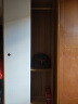 莉云居 衣柜推拉门经济型卧室小衣橱 简易木质衣柜 浅胡桃色+白色移门 A款长80高190 实拍图