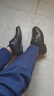 红蜻蜓舒适商务休闲时尚系带皮鞋男士正装德比婚鞋 WTA73761 黑色 43 晒单实拍图