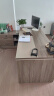 舒炫（SHUXUAN） 老板桌办公桌简约现代大班台总裁桌经理桌办公家具办公桌椅组合 2.0米老板桌+侧柜 晒单实拍图