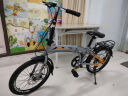 凤凰（Phoenix）折叠自行车成人超轻便携7速小轮型男女学生单车 优雅 20英寸 灰色 晒单实拍图