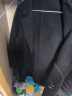 GXG男装 零压多色简约含羊毛基础轻量长款大衣外套 23年冬季新款 黑色 175/L 晒单实拍图