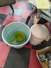 茶花加厚塑料脸盆水桶盆桶套装家用洗衣洗澡开学学生宿舍洗脸洗脚钓鱼 【盆桶勺】蓝盆 32.6cm 桶+随机勺 实拍图