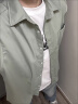 真维斯短袖衬衫男夏季薄款透气日系简约休闲半袖上衣潮牌宽松五分袖外套 浅绿色【男女同款】 XL (建议135-155斤) 实拍图