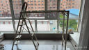 格美居（GEMJU） 梯子家用折叠晾衣架两用室内多功能伸缩人字梯铝合金晾晒扶梯 牛奶巧克力 五步梯晾晒登高两用 晒单实拍图