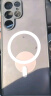 Freeson 适用三星Galaxy S22 Ultra手机壳磁吸无线充电保护套 肤感磨砂二合一防摔软硬壳 全包镜头保护 透黑 实拍图