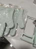 拜杰防烫夹盘器盘子夹子厨房用具防滑夹碗器烤箱防烫手套北欧绿4件套 实拍图