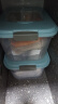 家用装米桶35斤加厚25斤防潮防虫密封收纳盒子15斤储米箱米缸面粉 大号25斤（透明白+蓝盖） 翻盖式米桶，环保PP食用级 晒单实拍图