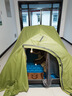 Naturehike挪客云尚升级款户外超轻徒步登山帐篷1人2-3人防雨水露营轻量双层 3人/芥末绿/20D 实拍图