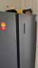 米家小米出品536L对开门大容量家用冰箱双开门 一级能效风冷无霜墨羽岩面板超薄嵌入 BCD-536WMSA 实拍图